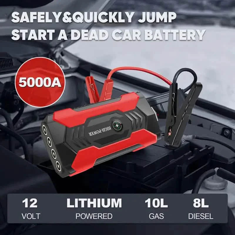 Emergency Car Starter Battery Power Supply 5000A DailySale