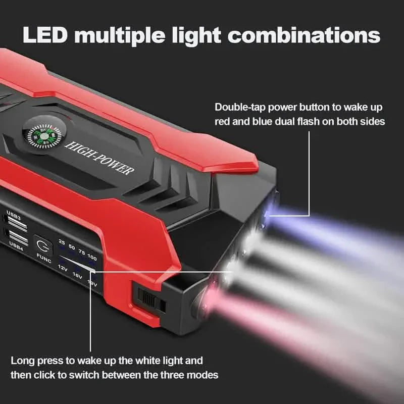Emergency Car Starter Battery Power Supply 5000A DailySale