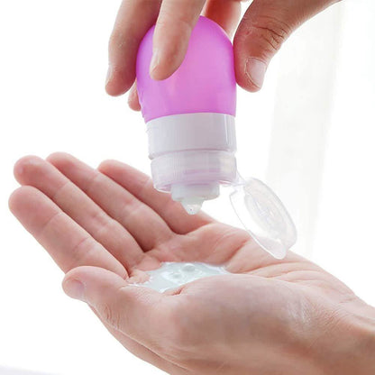 Empty Silicone Portable Travel Packing Press Bottle DailySale