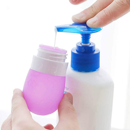 Empty Silicone Portable Travel Packing Press Bottle DailySale