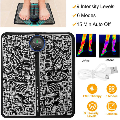 EMS Foot Massage Pad Electric Stimulator DailySale