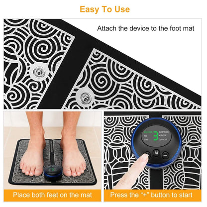 EMS Foot Massage Pad Electric Stimulator DailySale
