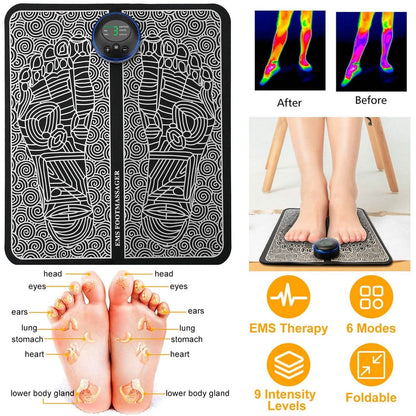 EMS Foot Massage Pad Electric Stimulator DailySale