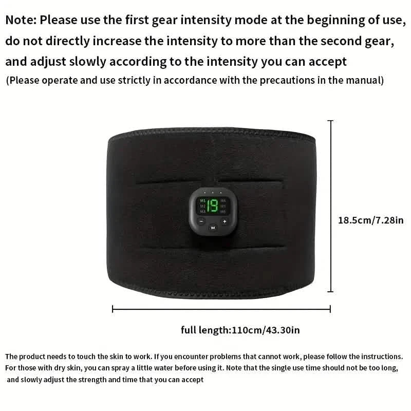 Ems Muscle Stimulator 6 Massage Modes Abdominal Pulse Trainer DailySale