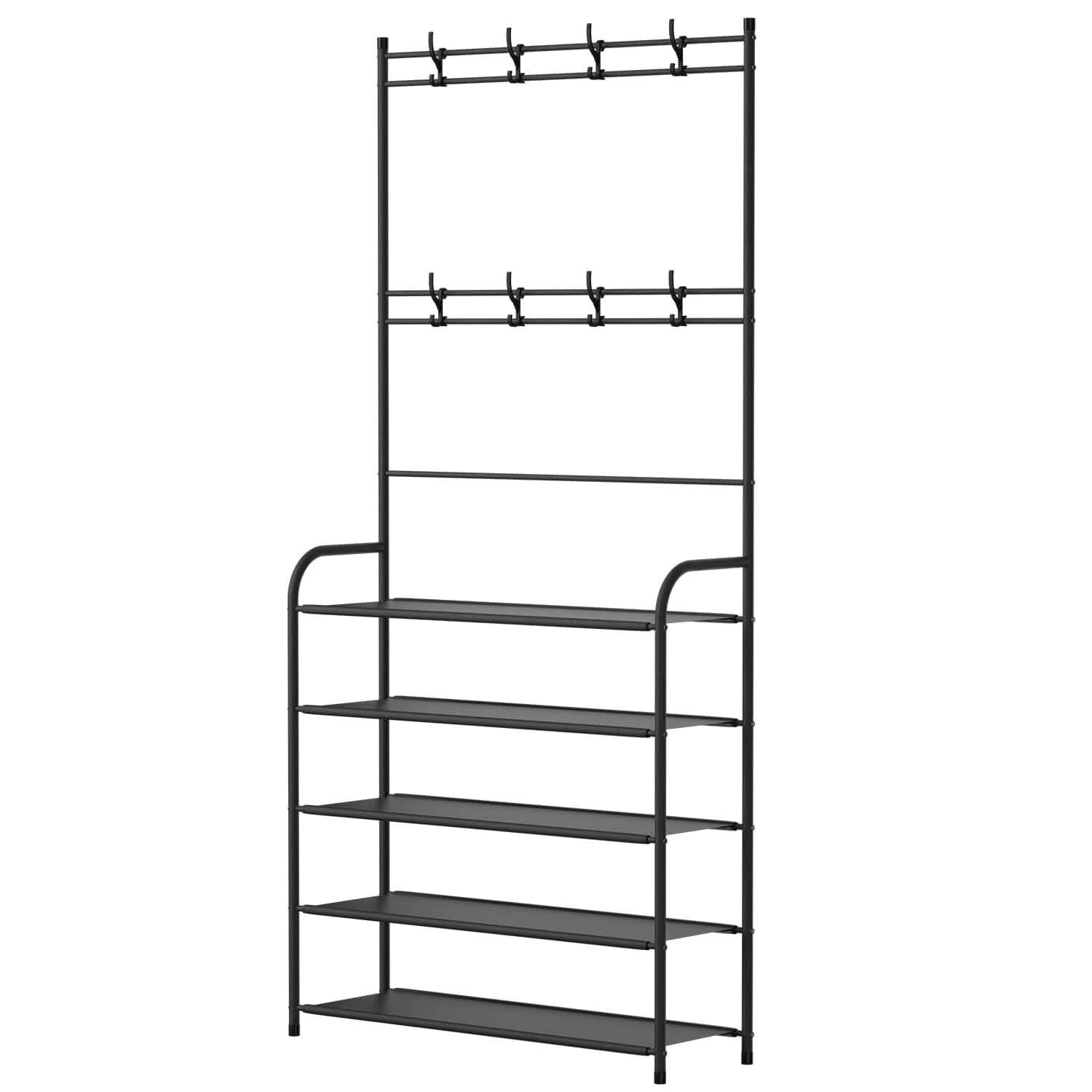 Entryway Coat Hat Rack Shoe Storage Shelf DailySale