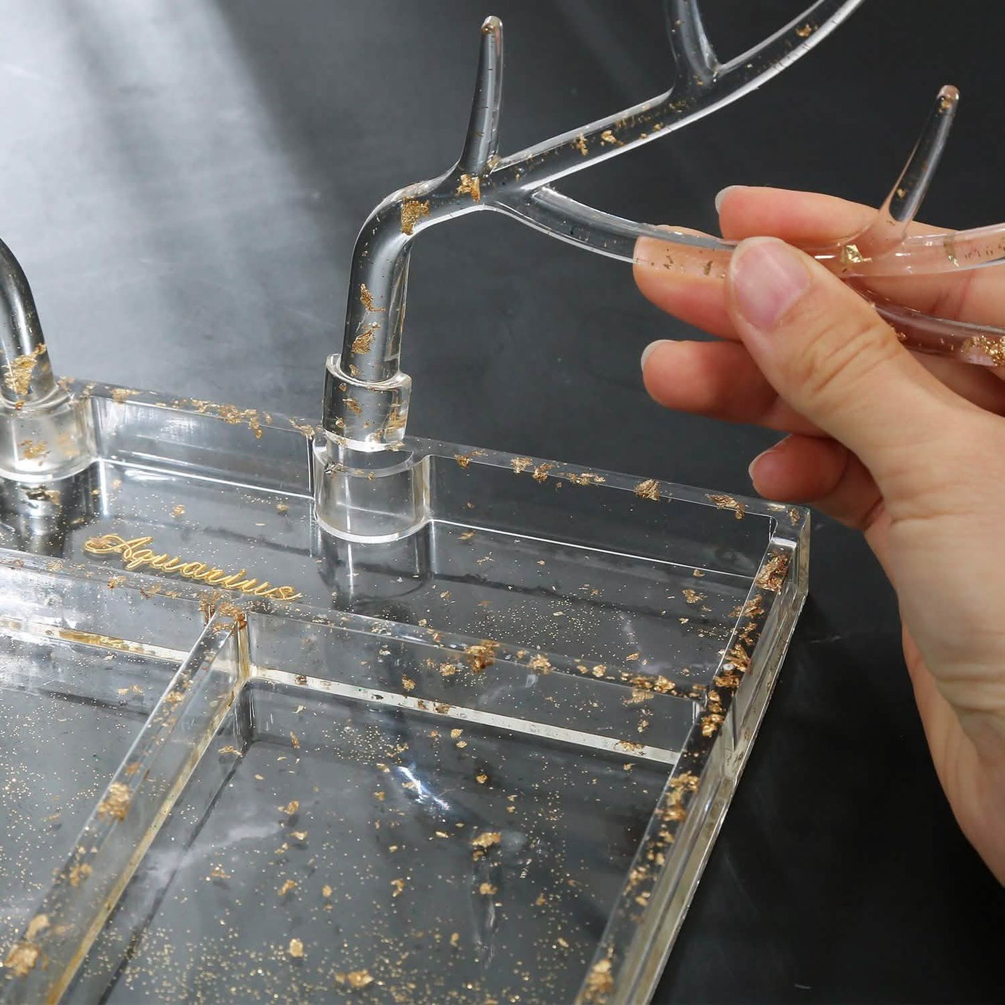 Epoxy Resin Silicone Molds Antlers Tree Branch Tray Jewelry Displayed Organizer DailySale