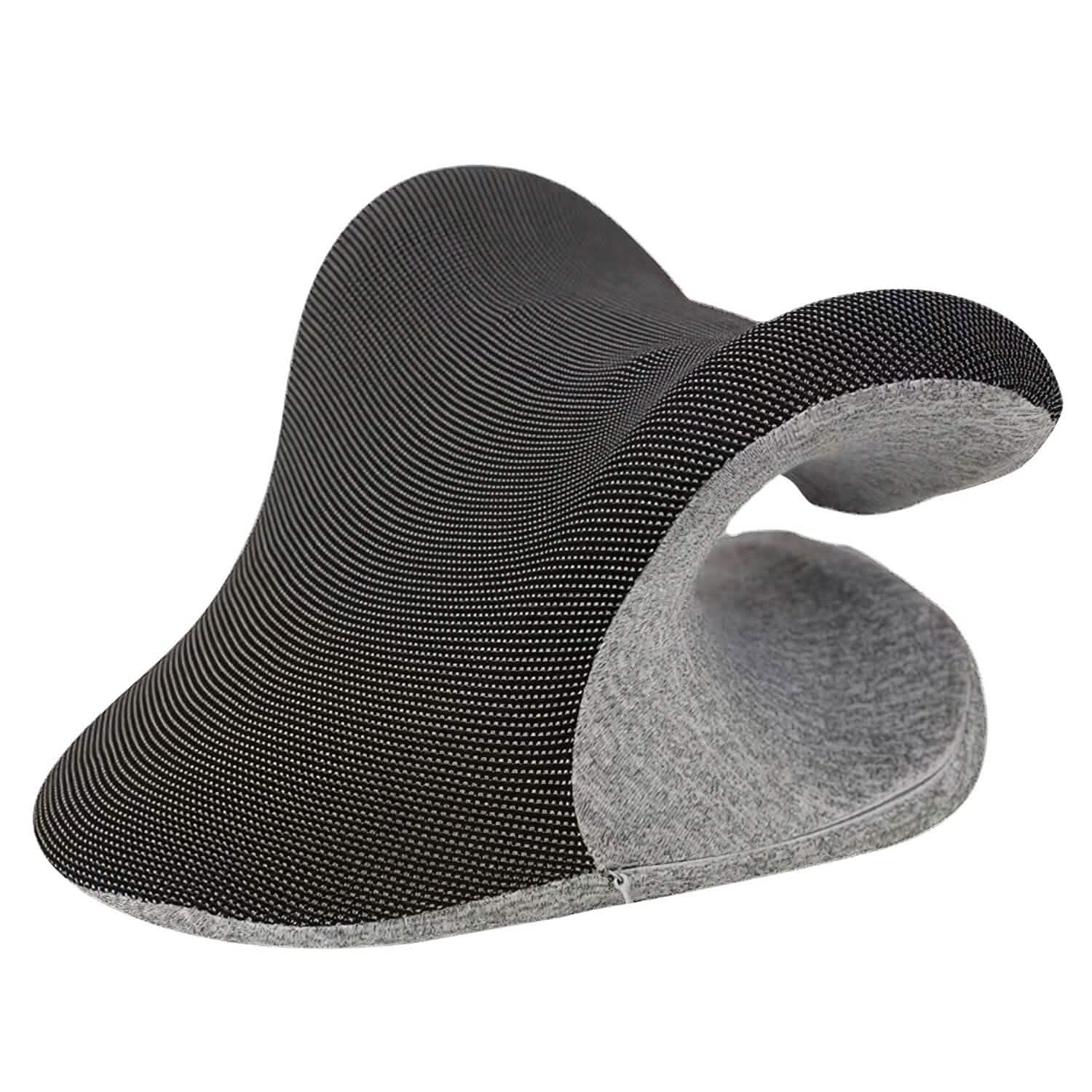 Ergonomic Heated Neck Stretcher Cervical Traction Therapy Pillow with Graphene Heating Pad DailySale
