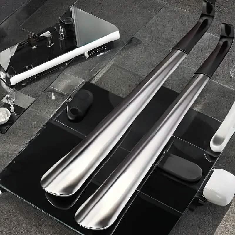 Ergonomic Stainless Steel Easy Grip Long Handle Shoe Horn DailySale
