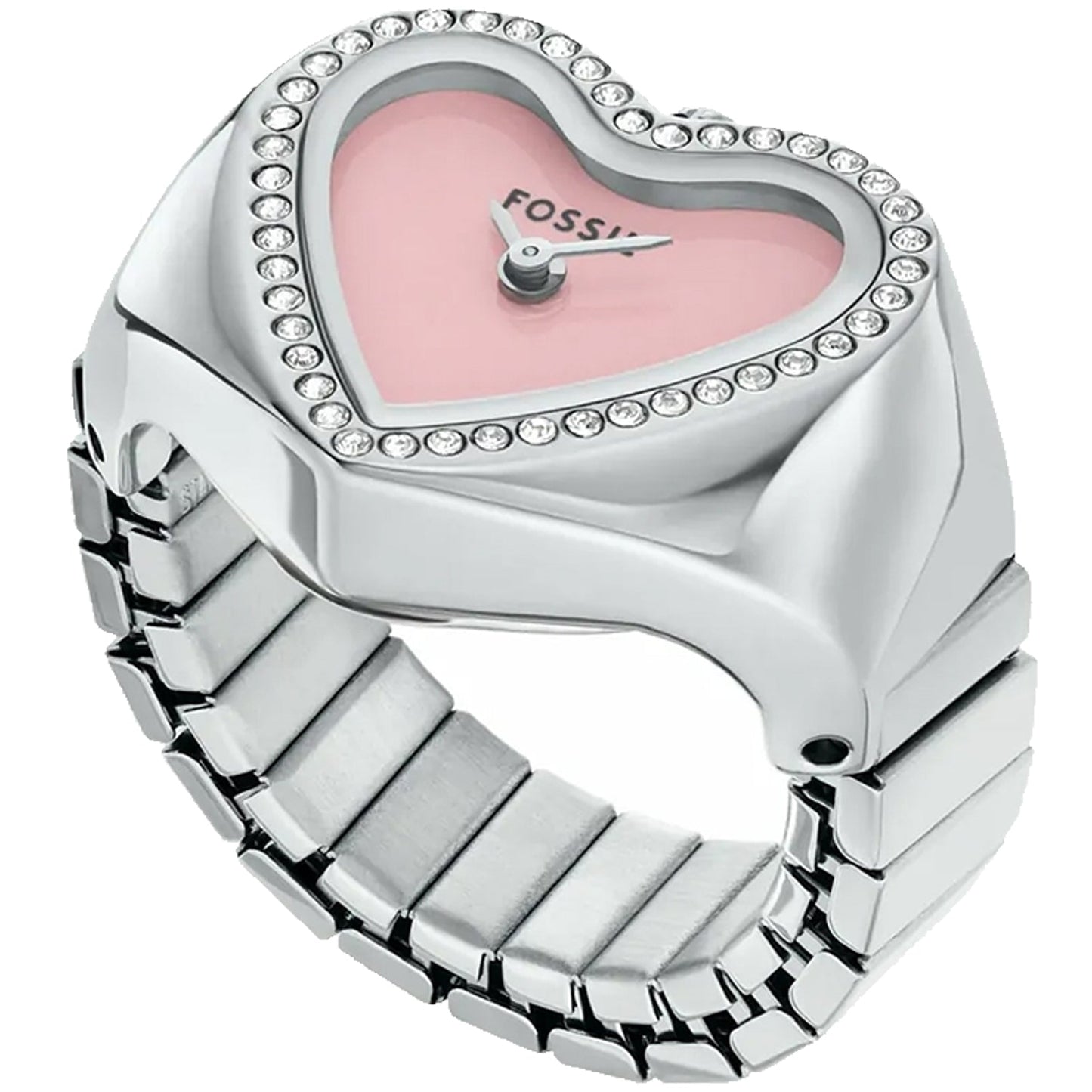 Fossil Women's Heart Watch Ring Bids.com
