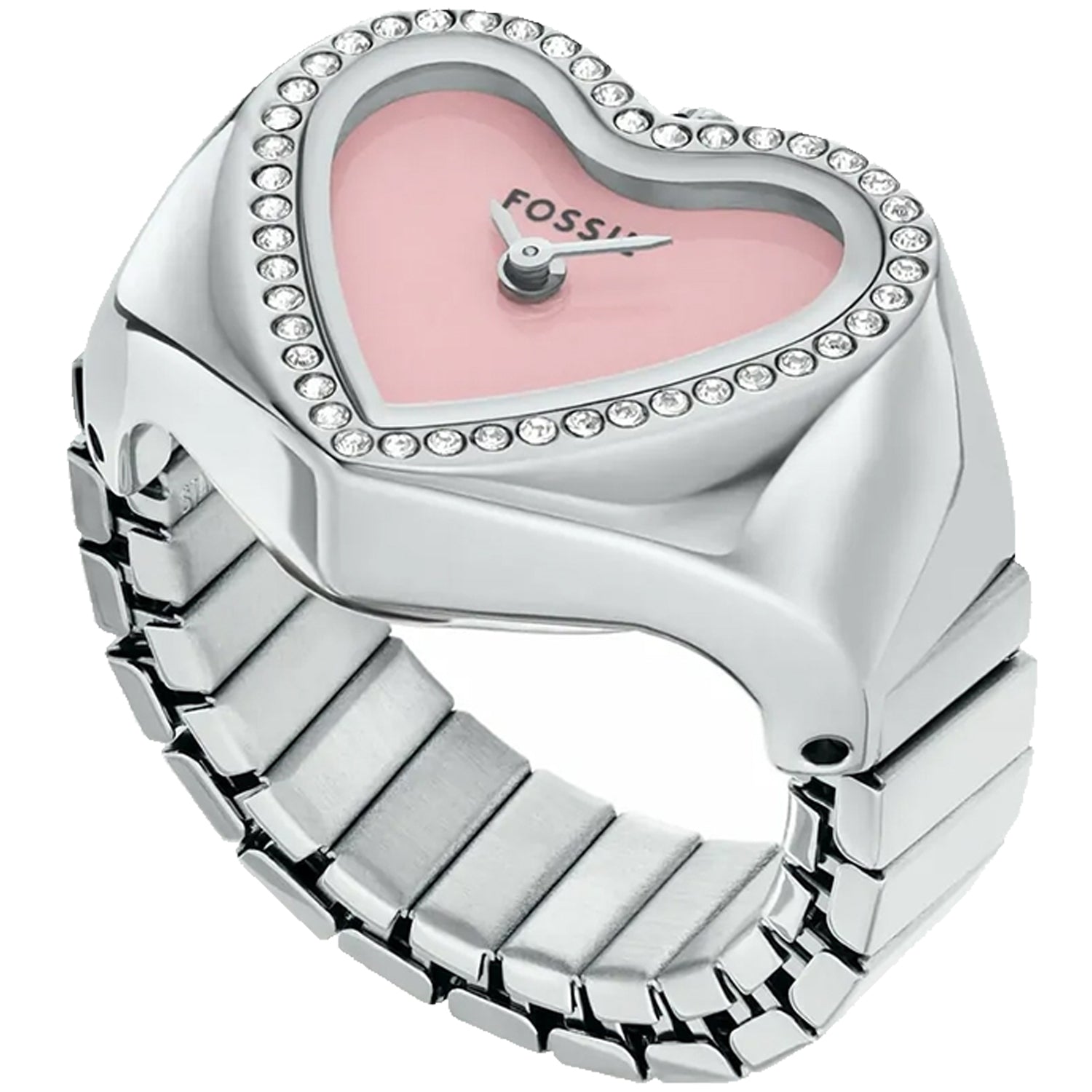 Fossil Women's Heart Watch Ring Bids.com