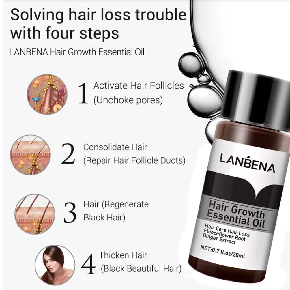 Essential Oil For Hair Growth And Hair Loss Treatment For Men And Women DailySale