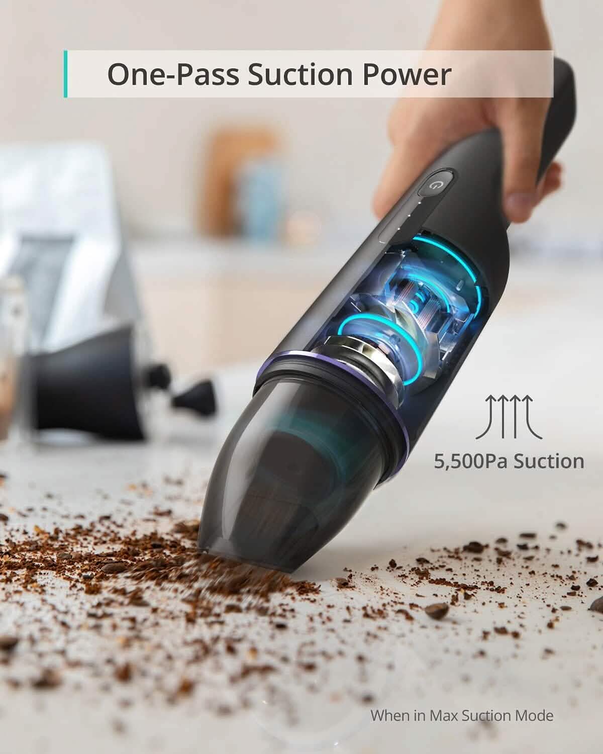 eufy by Anker, HomeVac H11, Cordless Handheld Vacuum Cleaner, Ultra-Lightweight (Refurbished) DailySale