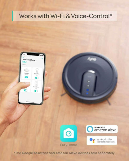 eufy RoboVac 25C Robotic Vacuum Cleaner Wi-Fi Smart Robot (Refurbished) DailySale