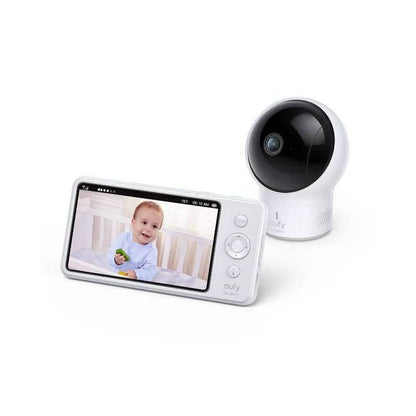 eufy SpaceView Pro 5" 720p Video Baby Monitor Pan&Tilt Camera 2-Way Audio (New Open-Box) DailySale