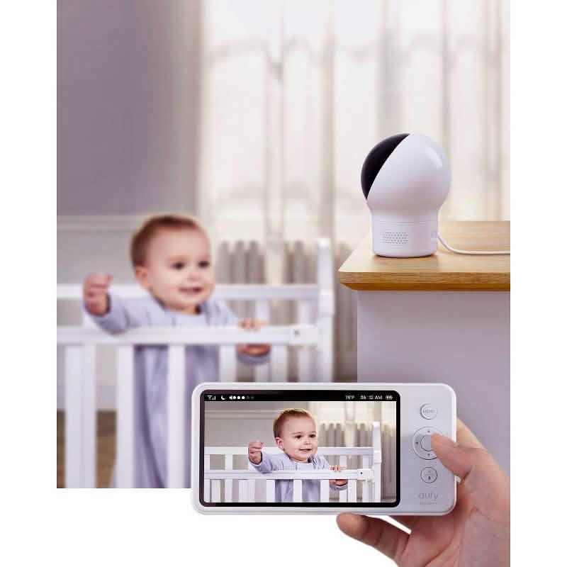 eufy SpaceView Pro 5" 720p Video Baby Monitor Pan&Tilt Camera 2-Way Audio (New Open-Box) DailySale