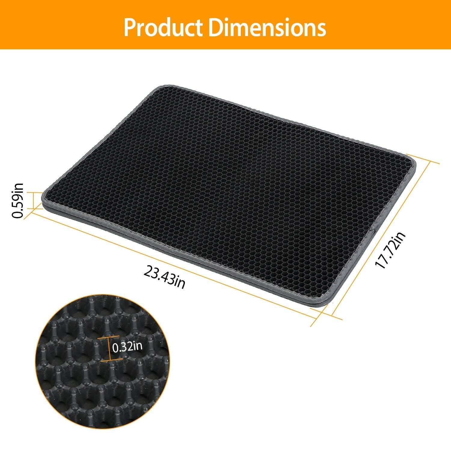 EVA Honeycomb Double Layer Cat Litter Mat DailySale