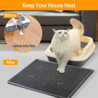 EVA Honeycomb Double Layer Cat Litter Mat DailySale