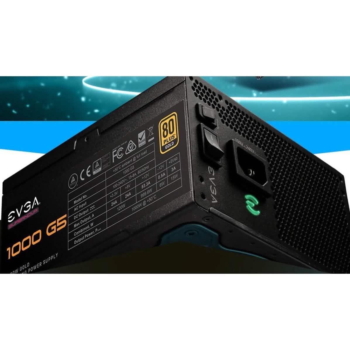 EVGA SuperNOVA 1000 G5 Power Supply (220-G5-1000-X1) (Refurbished) DailySale