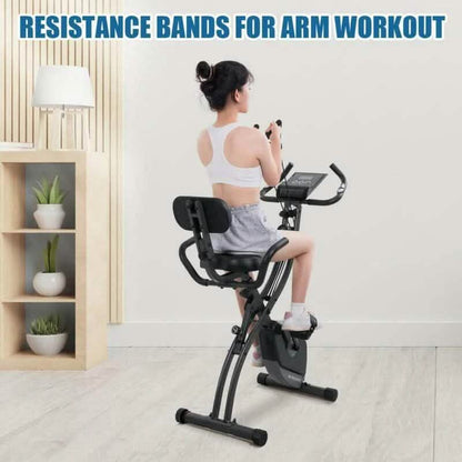 Exercise Stationary Folding Bike DailySale