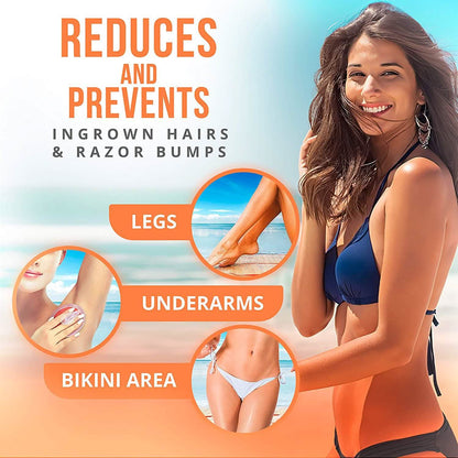 Exfoliating Brush Ingrown Hair and Razor Bump Treatment DailySale