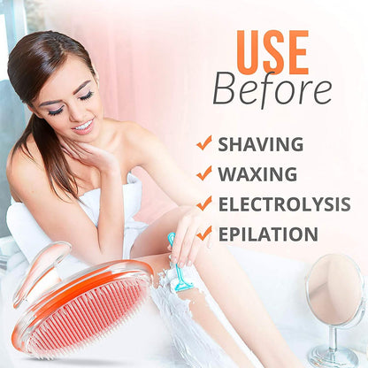Exfoliating Brush Ingrown Hair and Razor Bump Treatment DailySale