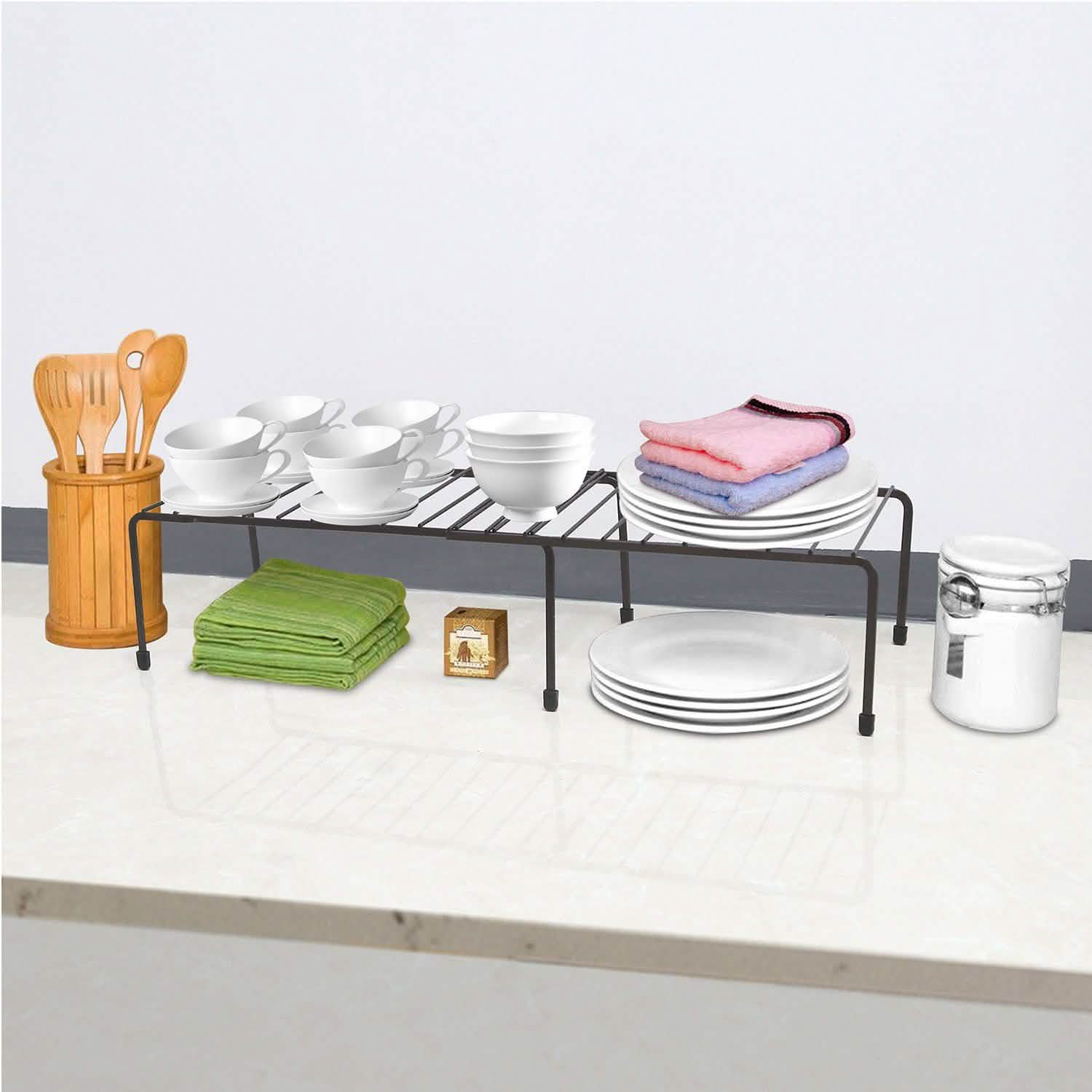 Expandable Kitchen Counter Metal Cabinet DailySale