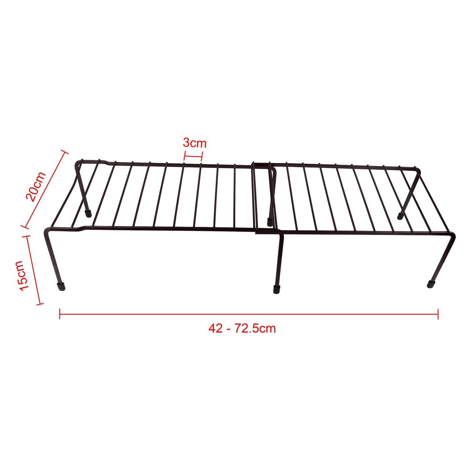 Expandable Kitchen Counter Metal Cabinet DailySale