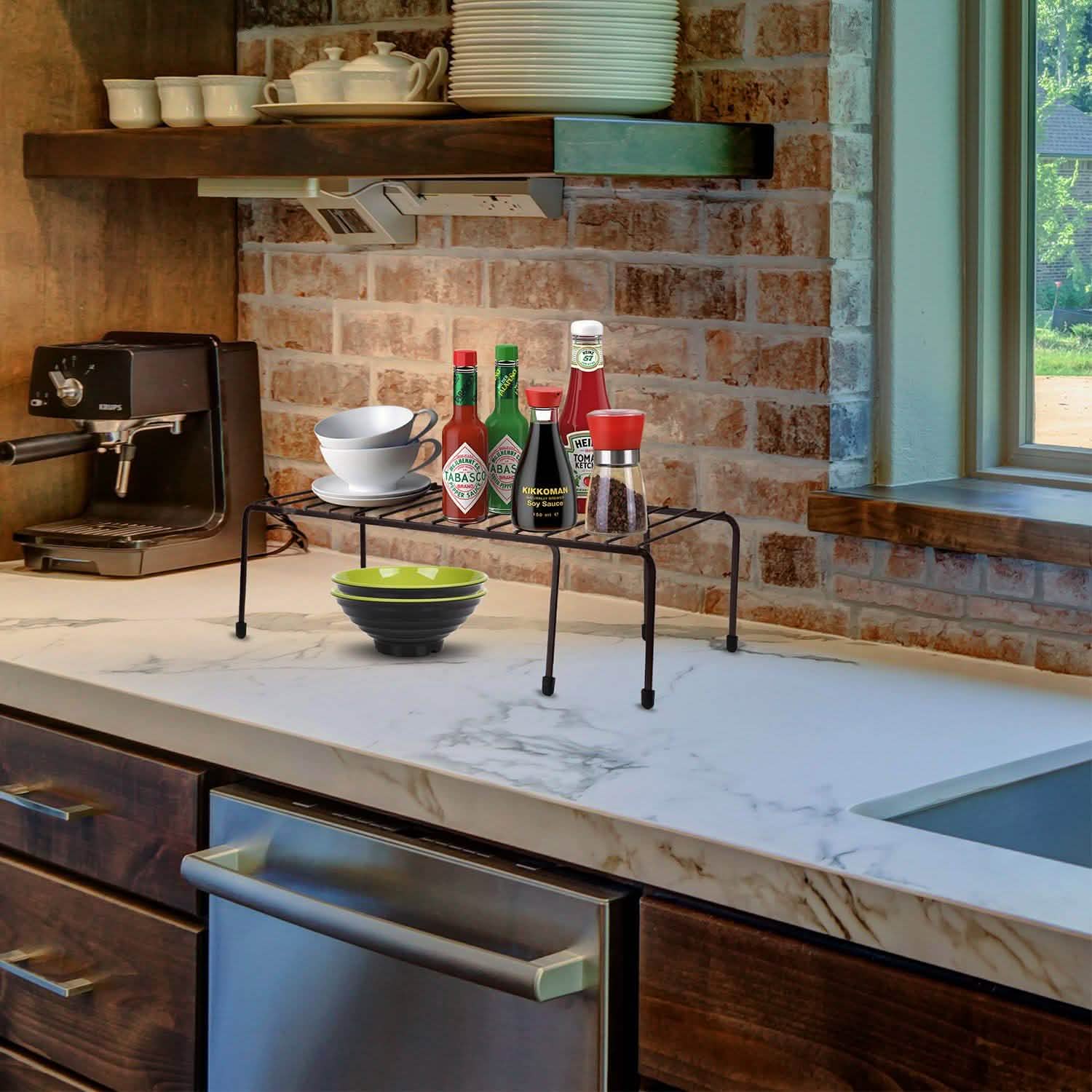 Expandable Kitchen Counter Metal Cabinet DailySale