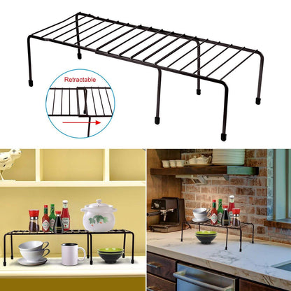 Expandable Kitchen Counter Metal Cabinet DailySale