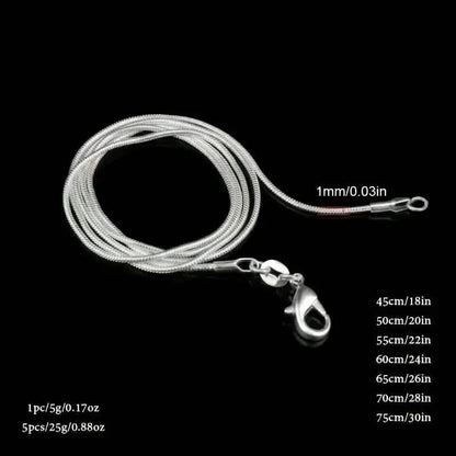 Exquisite Casual Snake Necklace Collarbone Chain Couple Pendant DailySale