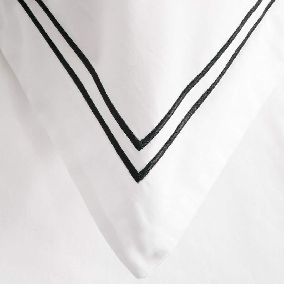 Exquisite Hotel Satin Stitched 100% Cotton Percale Duvet Set DailySale