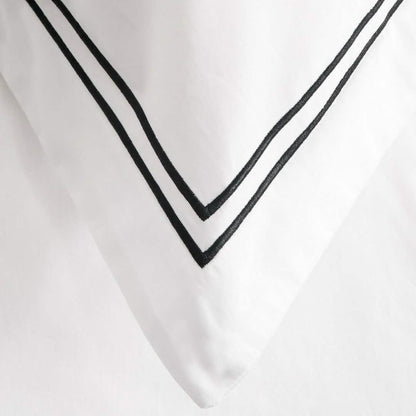 Exquisite Hotel Satin Stitched 100% Cotton Percale Duvet Set DailySale
