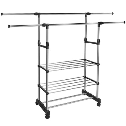 Extendable Garment Hanging Rack DailySale