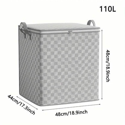 Checkerboard Canvas Portable Storage Box DailySale