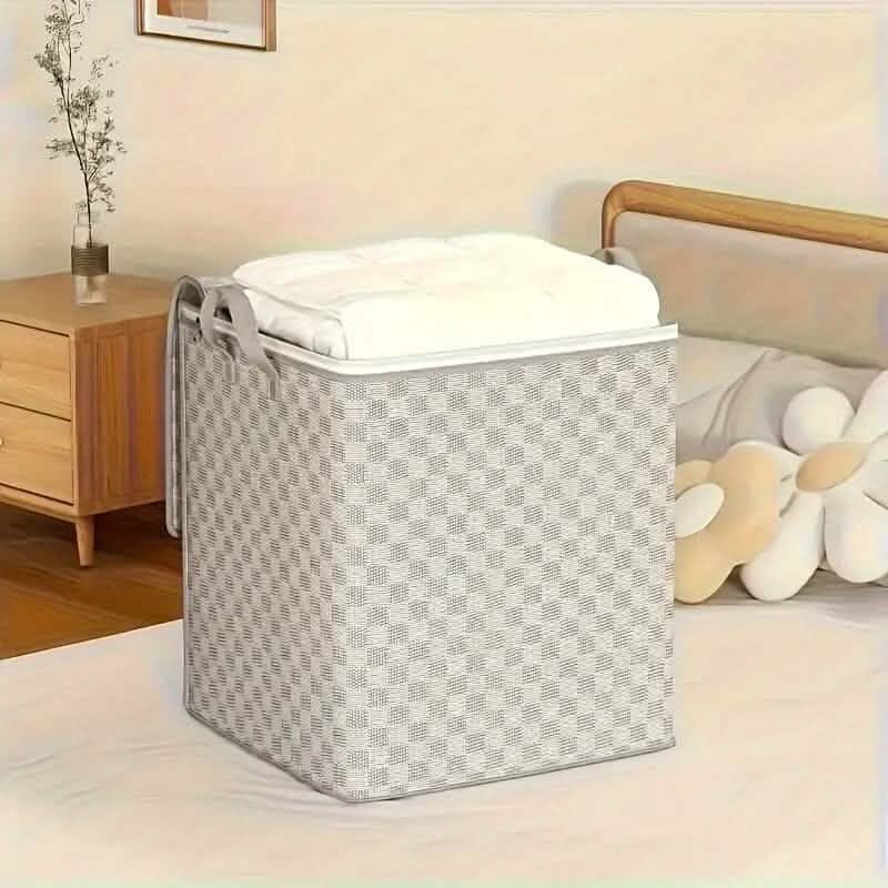 Checkerboard Canvas Portable Storage Box DailySale
