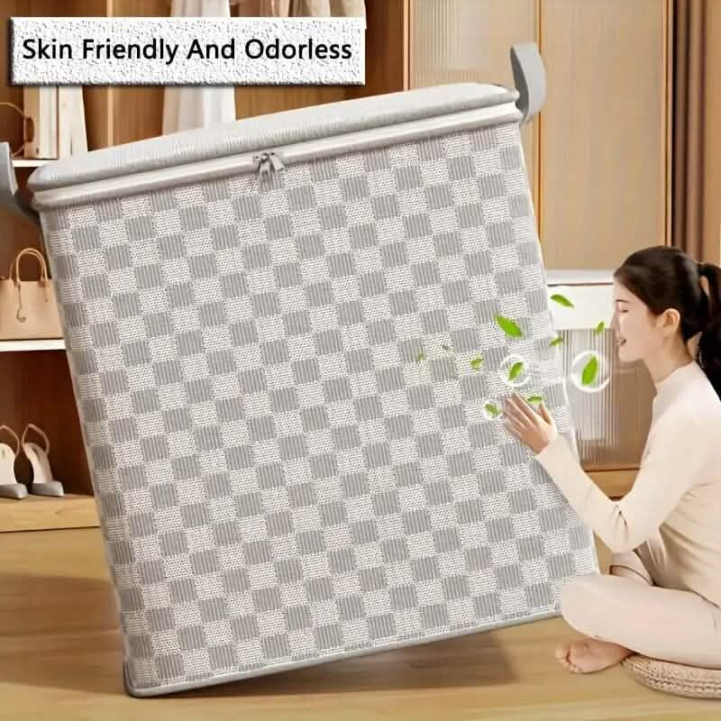 Checkerboard Canvas Portable Storage Box DailySale