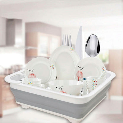Extra Large Dish Drying Rack with Utensil Holder DailySale