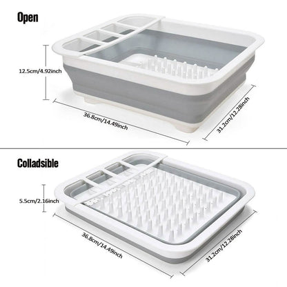 Extra Large Dish Drying Rack with Utensil Holder DailySale