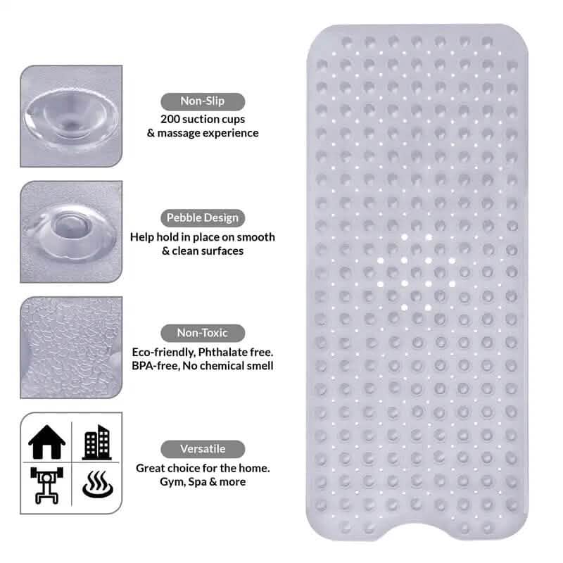 Extra Long Non Slip Bathtub Mat DailySale