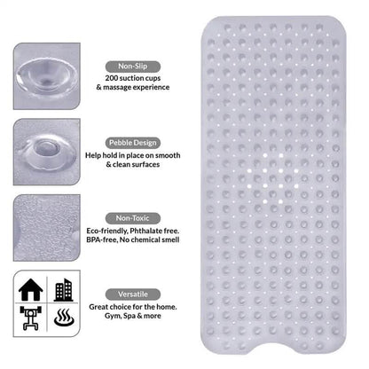 Extra Long Non Slip Bathtub Mat DailySale