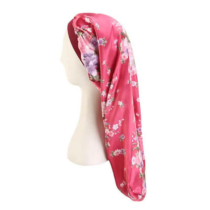 Extra Long Satin Bonnet Sleep Cap Long Bonnet for Braids Hair Loose Cap DailySale