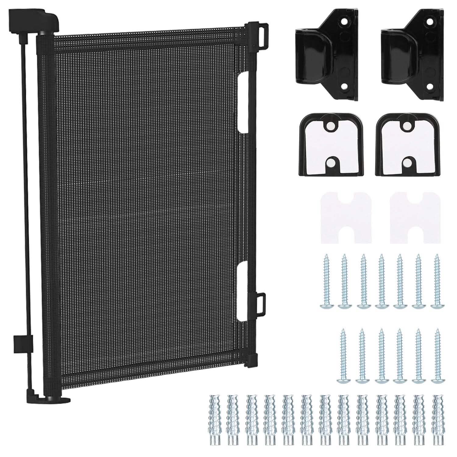 Extra Wide Child Safety Gate Retractable Door DailySale