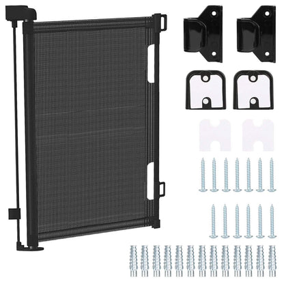 Extra Wide Child Safety Gate Retractable Door DailySale
