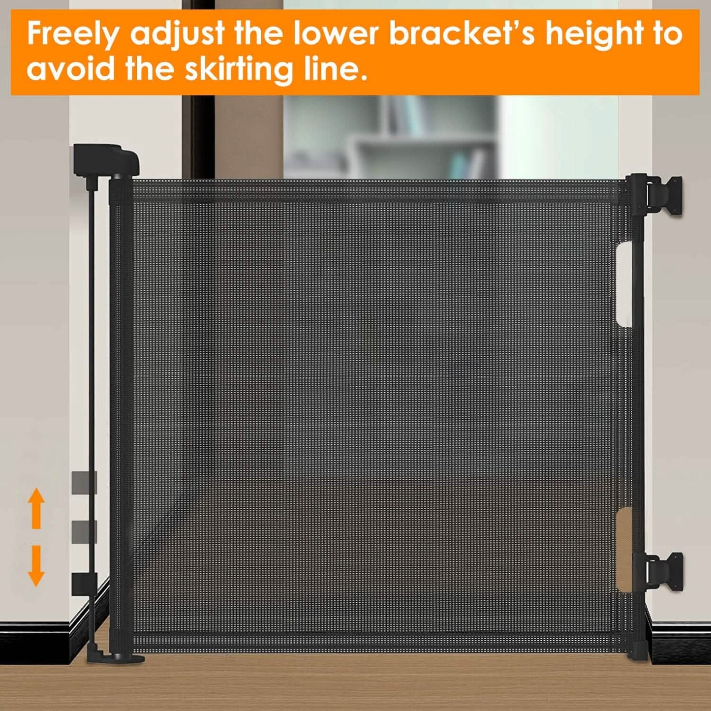 Extra Wide Child Safety Gate Retractable Door DailySale
