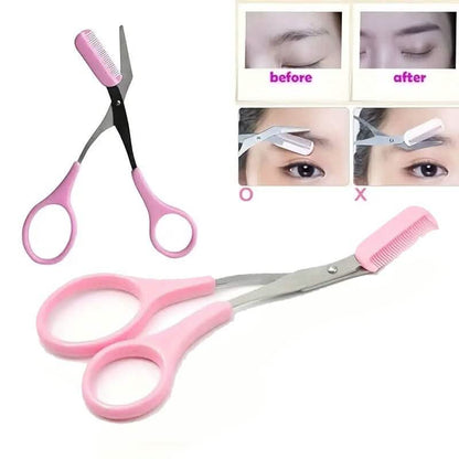 Eyebrow Trimmer Scissor with Comb DailySale