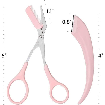 Eyebrow Trimmer Scissors with Comb DailySale
