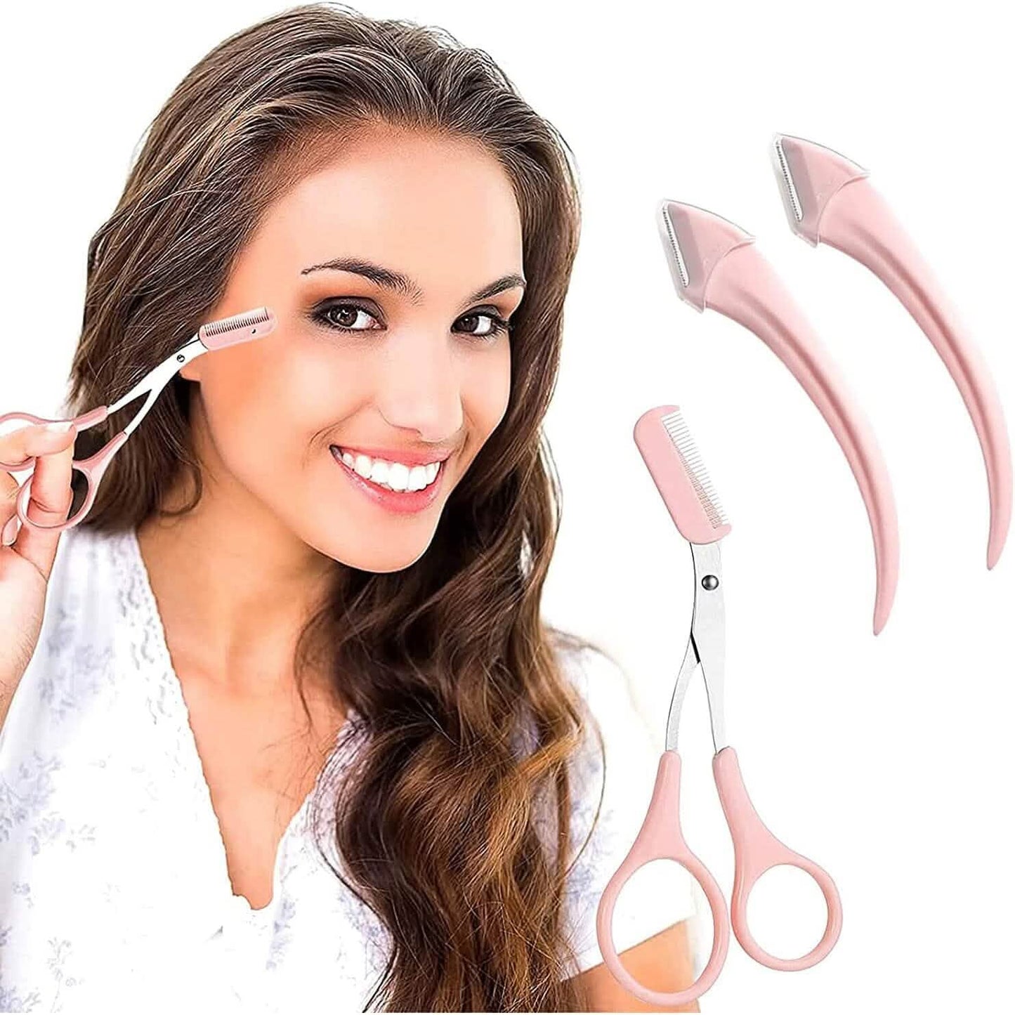 Eyebrow Trimmer Scissors with Comb DailySale