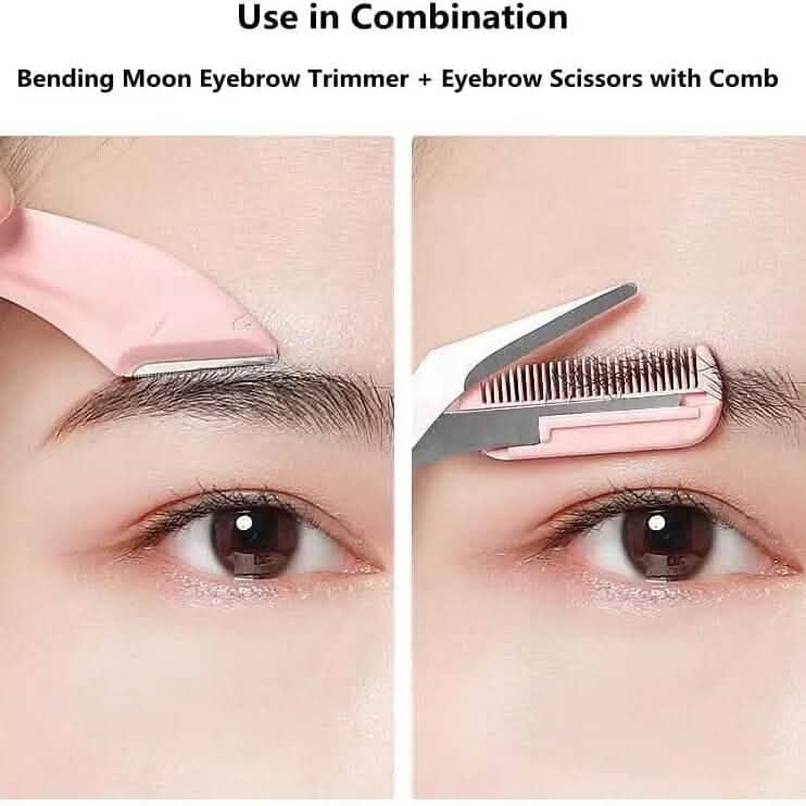 Eyebrow Trimmer Scissors with Comb DailySale