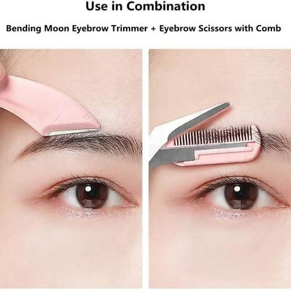 Eyebrow Trimmer Scissors with Comb DailySale