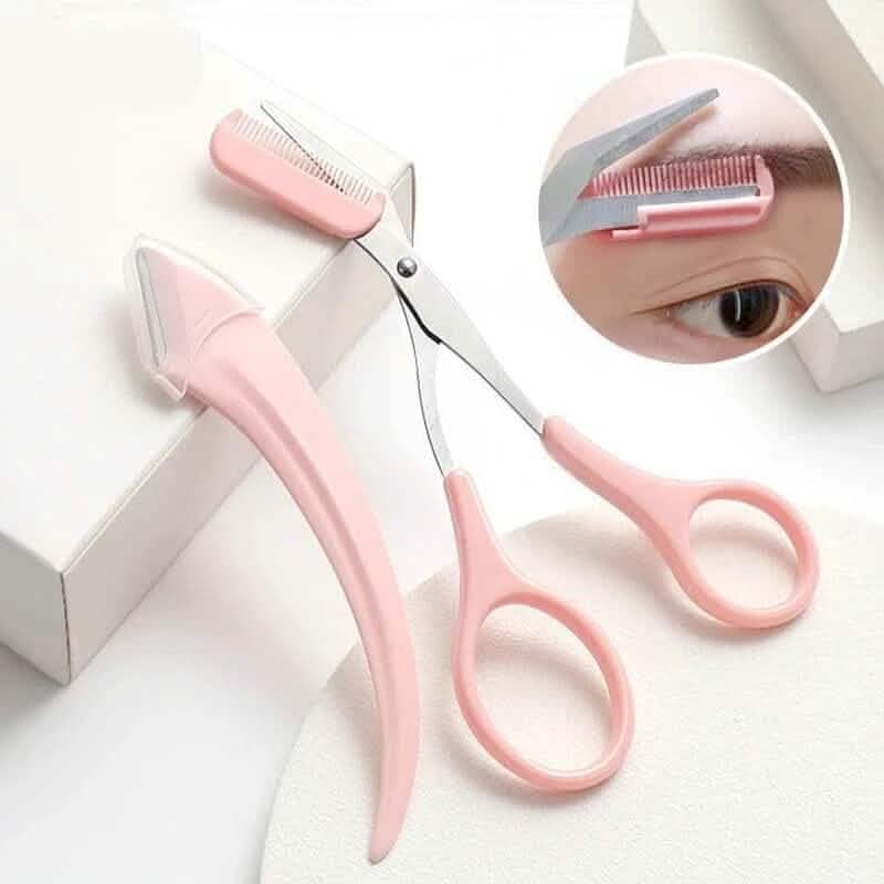 Eyebrow Trimmer Scissors with Comb DailySale